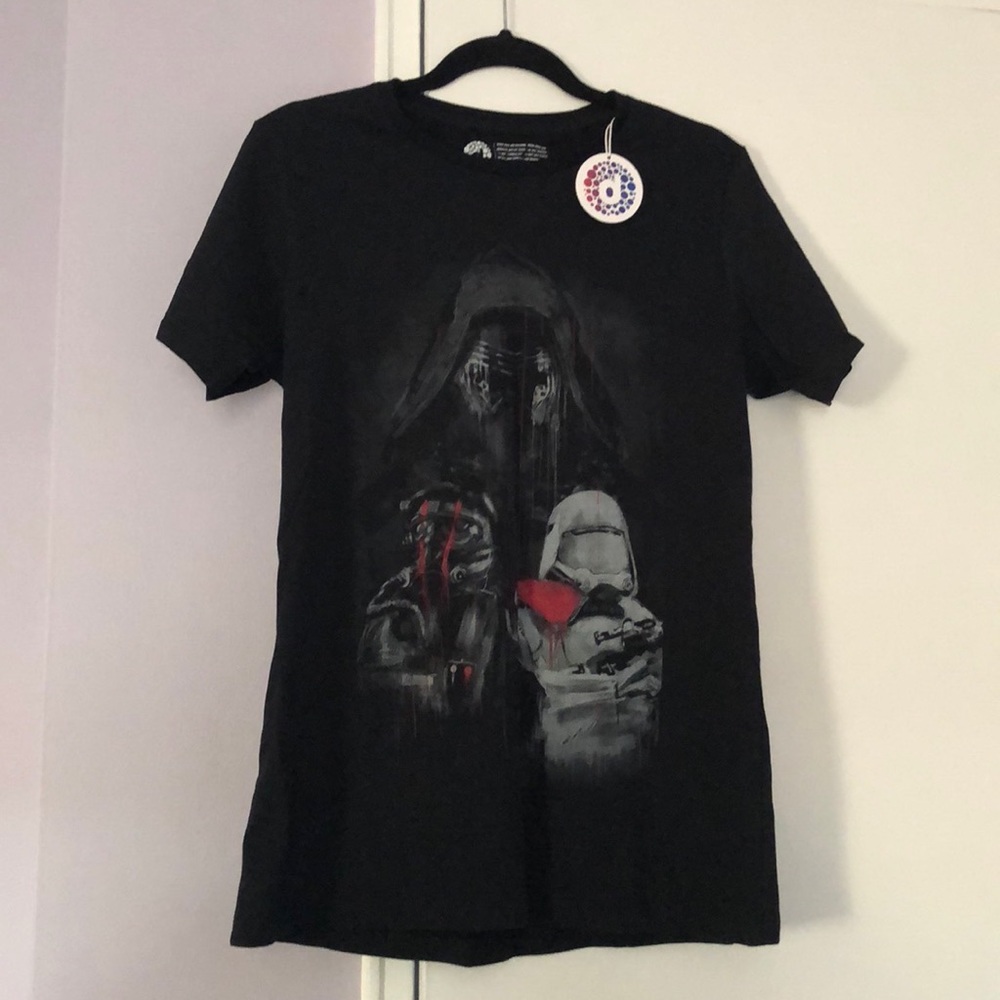 NEW 100% Egyptian Cotton Black Star Wars T-shirt